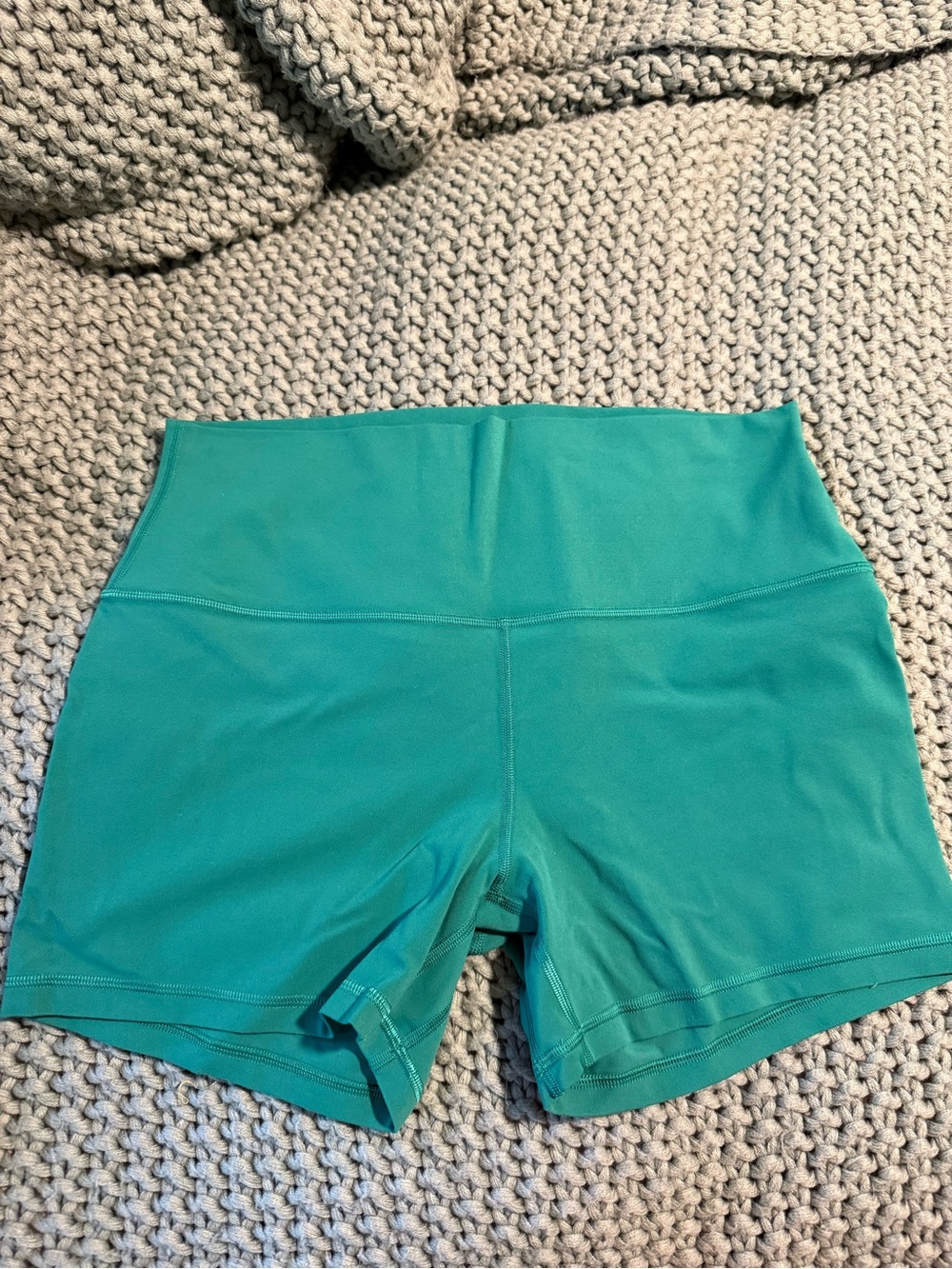 lululemon athletica Teal High-Rise Bike Shorts - Picture 2 of 3